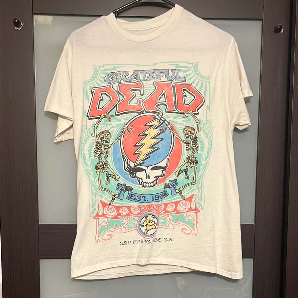 Grateful Dead White Graphic T-Shirt